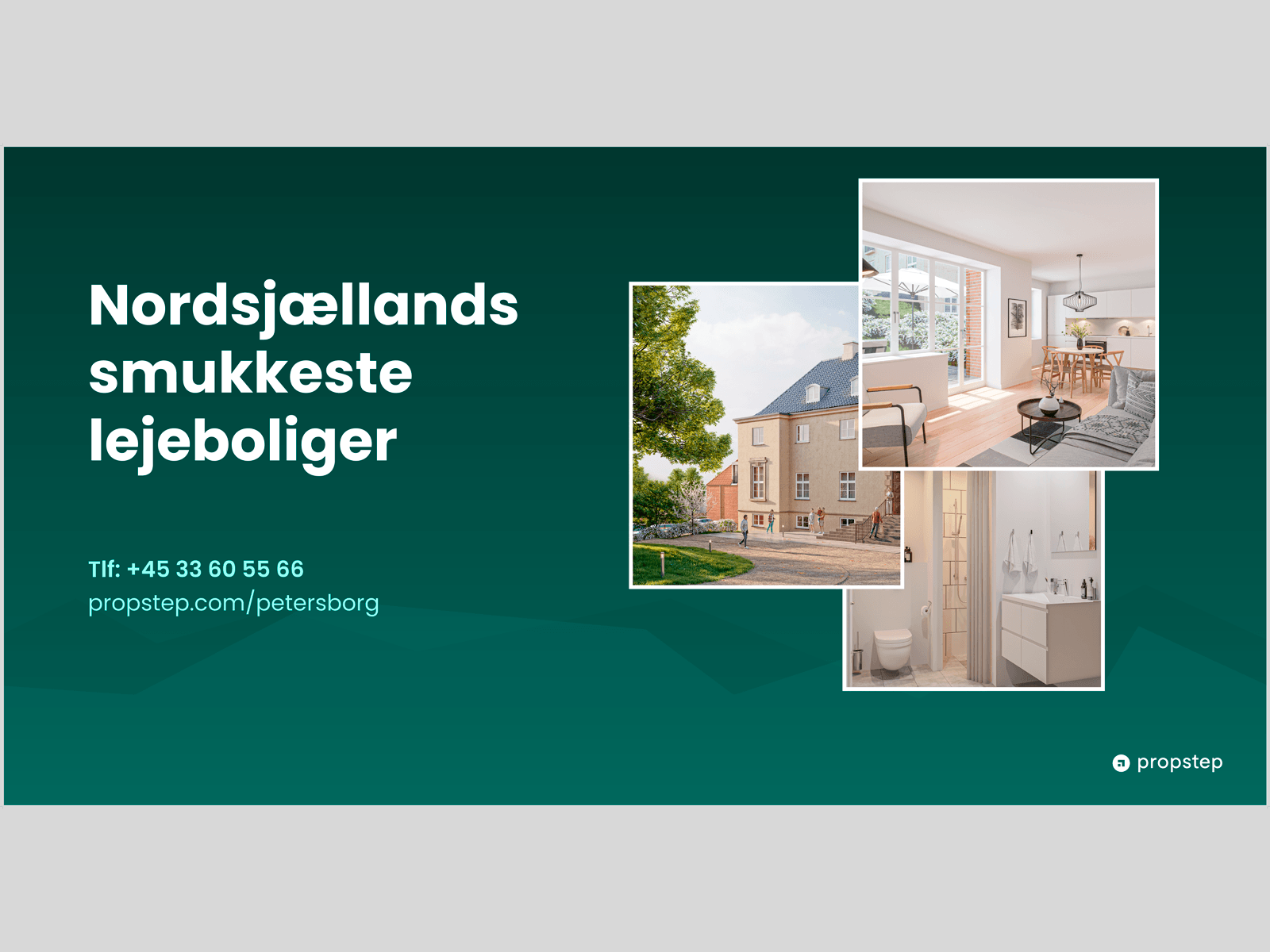 Mesh banner til Petersborg for Propstep