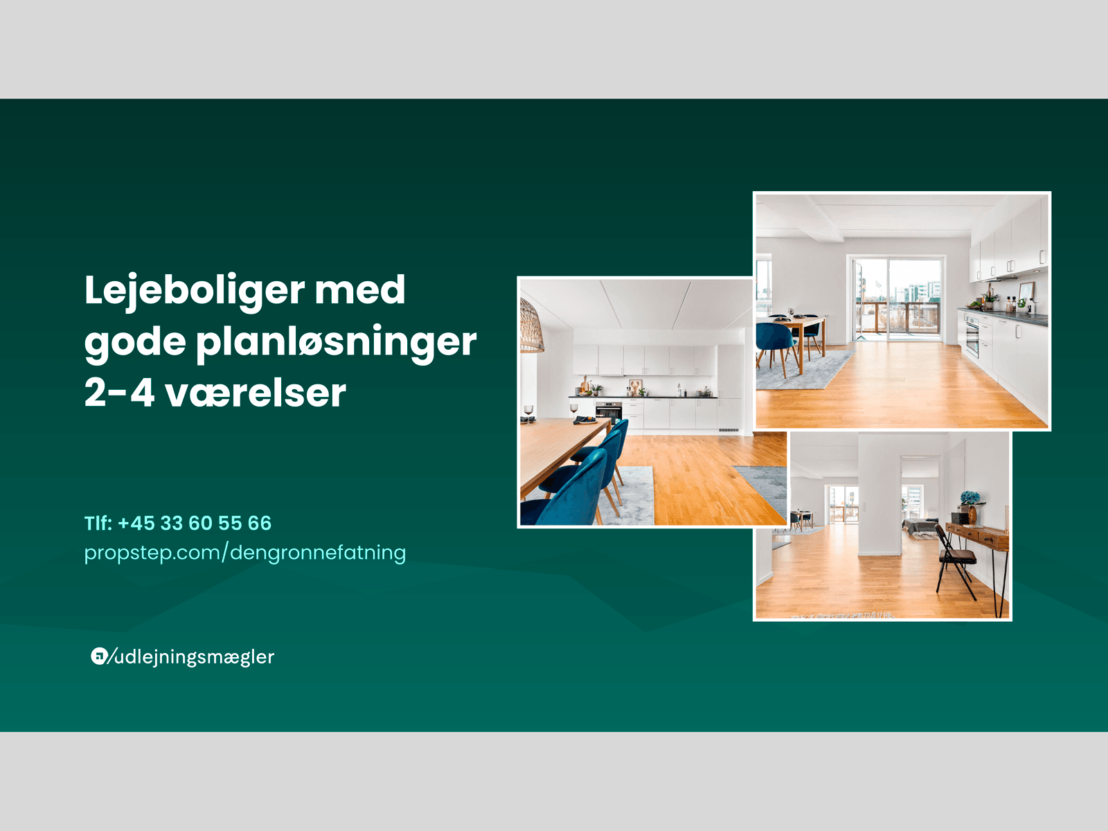 Mesh banner til Den Grønne Fatning for Propstep